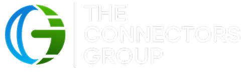 White text logo of The Conne Group on a transparent background.